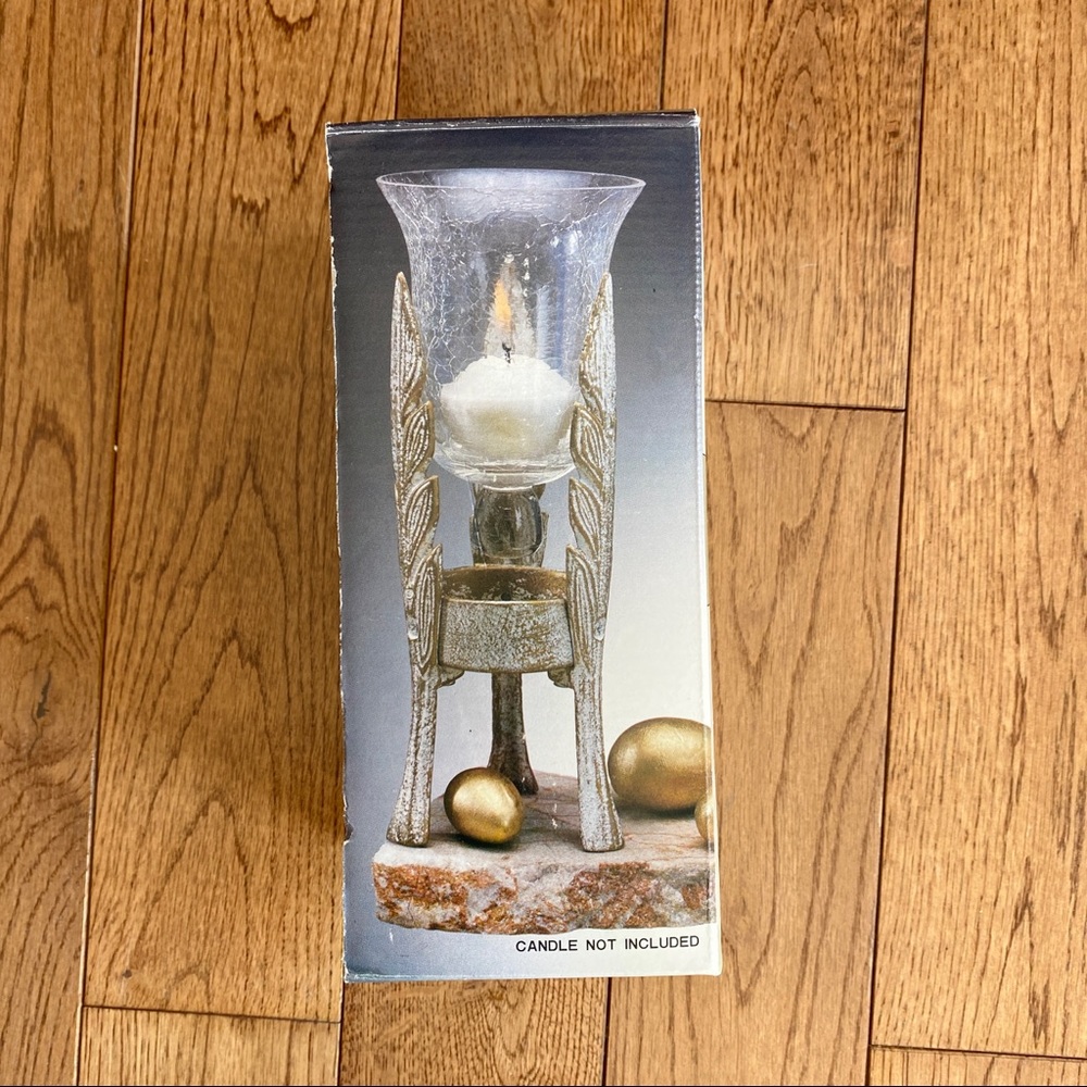 Potpourri / Candle Holder with stand. New in box. Made in China.